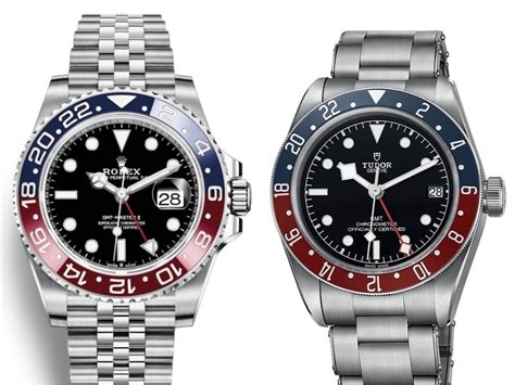 rolex gmt master ii vs tudor gmt|rolex gmt pepsi holes.